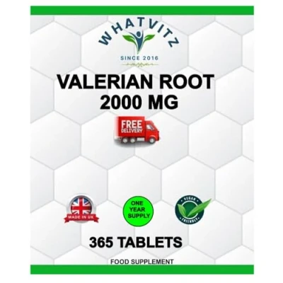 Image of WHATVITZ Valerian Root HIGH Strenght 365 Tablets