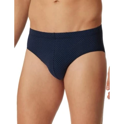 Image of Schiesser Men&#039;s Unterwäsche Minislip für Männer Weich und Bequem Ohne Gummibund Bio Baumwolle Cotton Casual Underwear, Dark Blue_180502, L
