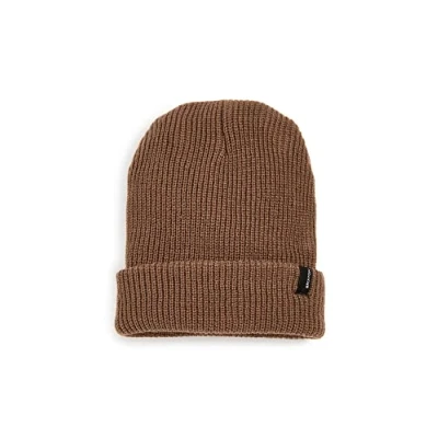 Image of Brixton Men&#039;s Heist Beanie Hat Skull Cap, Coyote Brown, One Size