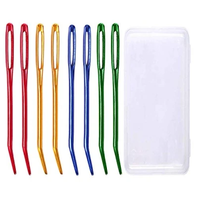 Image of Yarn Darning Tapestry Large Sewing Big Eye Weaving Crochet Wool Blunt Needles Needle