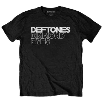 Image of Rock Off officially licensed products Deftones Diamond Eyes T Shirt L Black