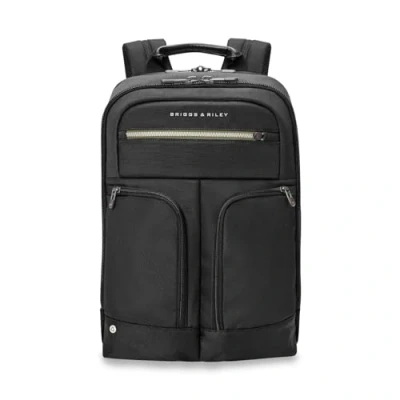Image of Briggs &amp; Riley HTA Slim Expandable Backpack, Black