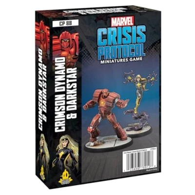 Image of Atomic Mass Games Crimson Dynamo &amp; Dark Star: Marvel Crisis Protocol Miniatures Game Ages 14+ 2 Players 45 Minutes Playing Time, FFGCP88