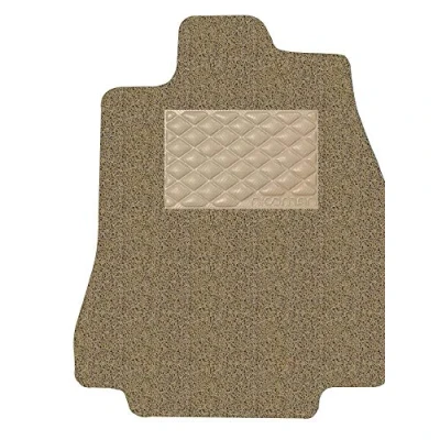 Image of Nicoman Spaghetti All Weather Fully Tailored Car mats Fit【2007 2015 XF Saloon/Estate X250 】(Driver Side 1 Piece,Beige)
