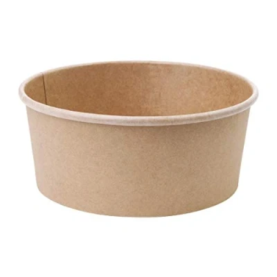 Image of Fiesta Compostable Round Kraft Salad Bowl 500ml 18oz (Pack 300)