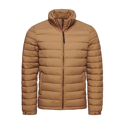 Image of Superdry Mens Studios Padded Jacket Beige (UK, Alpha, M, Regular, light brown)