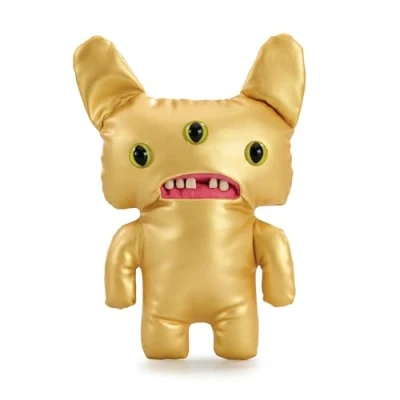 Image of Fuggler Gold Reek O Soft Toy For Children From 4 Years Uglydolls Dolls Weird Plushies Fugler Ugly Monsters Funny Monster Plush