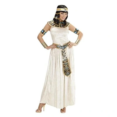 Image of Ladies Egyptian Empress Costume Small UK 8 10 for Ancient Egypt Fancy Dress