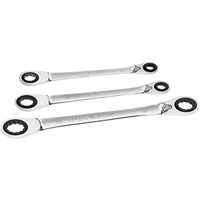 Image of Expert E111115 Ratchet Ring Spanner Set of 3