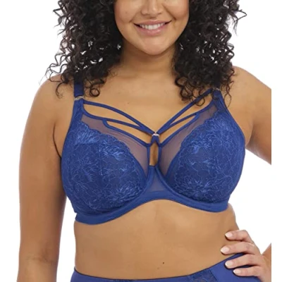 Image of Elomi Brianna Plunge Bra Lapis Blue 40G