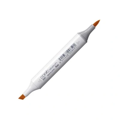 Image of COPIC Sketch Coloured Marker Pen (E 97) Deep Orange, For Art &amp; Crafts, Colouring, Graphics, Highlighter, Design, Anime, Professional Beginners, Supplies Colouring Books