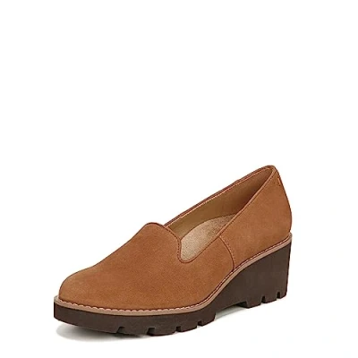Image of Vionic Women&#039;s Slip on Loafers Willa Wedge Shoes with Arch Support Medium Fit