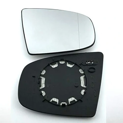 Image of Fits BMW X5, For 2007 to 2013 Heated Base Wide Angle Wing Mirror Glass RIGHT HAND (UK Driver Side)