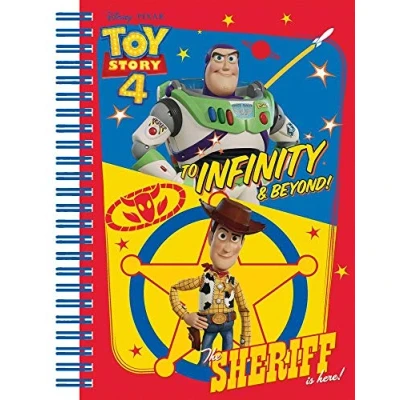 Image of A5 Toy Story 4 Hardback Spiral Bound Lined Pages Notebook for School Gift