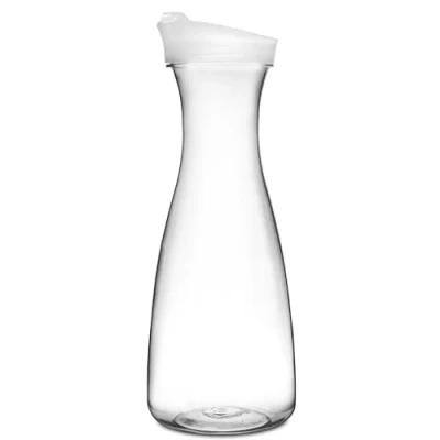 Image of Plastic Carafe with Lid 35oz / 1ltr Decanter, Water Carafe, Juice