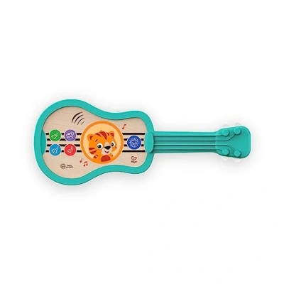 Image of Baby Einstein, Sing and Strum Magic Touch Ukulele, Wooden Musical Toy Instruments for Toddlers, Cause Effect, 2 Play Modes, Sound Effects, Ages 6 Months +