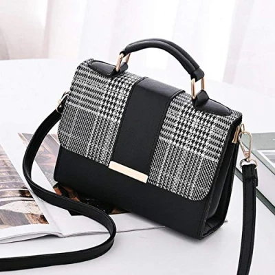 Image of Cllym Summer Fashion Women Bag Leather Handbags PU Shoulder Bags Small Flap Crossbody for Messenger With Sale,6,20x15x6cm