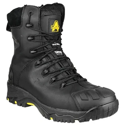 Image of Amblers Safety FS999C S3 Mens Metal Zip Boots (10 UK) (Black)