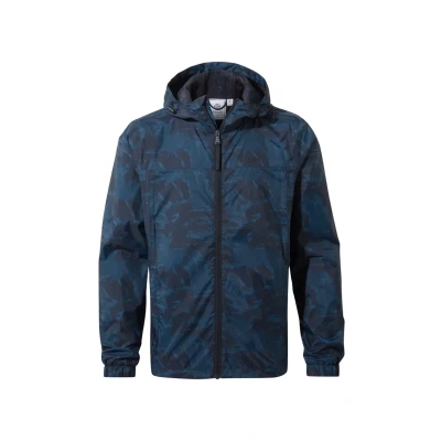 Image of TOG24 Craven Mens Waterproof Packaway Jacket with Bag, Full Length Zip and Adjustable Hood, Breathable, Windproof