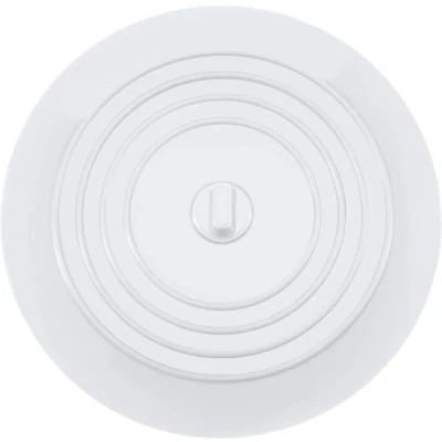 Image of tifanso Universal Bath Stopper, Reusable Silicon Drain Stopper for Kitchen Sink &amp; Basin, Bathtub and Bathroom Plug, 6inches (1, White)