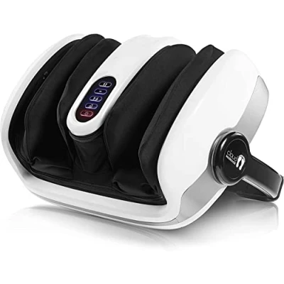 Image of Cloud Massage Shiatsu Foot Massager Machine Increases Blood Flow Circulation, Deep Kneading, with Heat Therapy Tissue, Plantar Fasciitis, Diabetics, Neuropathy