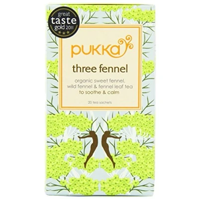 Image of (2 Pack) Pukka Herbs Three Fennel Tea 20 sachet 2 PACK BUNDLE