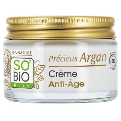 Image of SO&#039;BiO étic Précieux Argan Cosmebio Anti Aging Day Cream, 50 ml