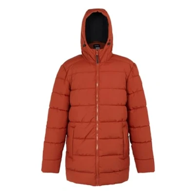 Image of Regatta Mens Lakiver Full Zip Padded Jacket with Hood, Water Repellent &amp; High Feather Free Insulation Perfect for Outdoors, Walking, Hiking Camping
