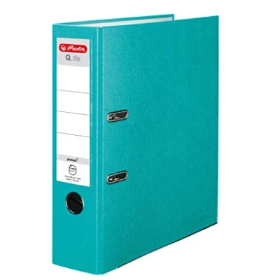 Image of Herlitz A4 Folder 8cm Turquoise