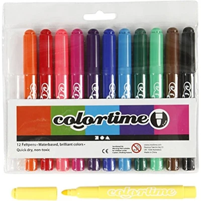Image of Colortime 12 Piece Marker, Standard Colors