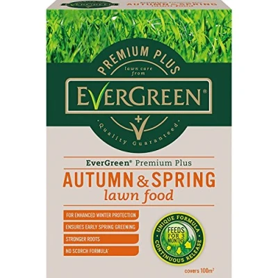 Image of Evergreen Premium Plus Autumn &amp; Spring Lawn Food Coverage 100M2