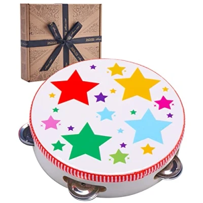 Image of Jaques of London Wooden Tambourine Musical Instruments Toys Since 1795