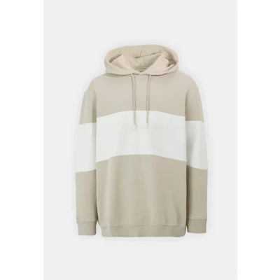 Image of Jack &amp; Jones Jjelegacy Blocking HOOD Hoodie, Men&#039;s, Size: 3XL, Moonbeam