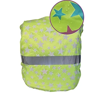 Image of HECKBO Magic Satchel Backpack Rain Cover for Kids Boys Girls Changes Colour in Star Stars Reflective Stripes Waterproof School Bag Protection Water Repellent Universal