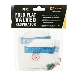Image of Ffp2V Fold Flat Valved Respirator Pack 5 White