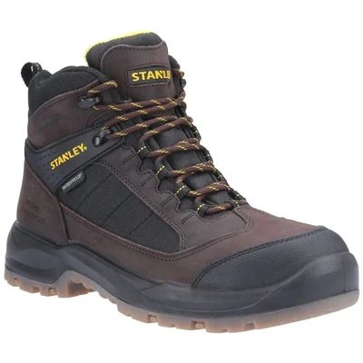 Image of Stanley Berkeley Full Lace Up Safety Boots Brown Size 10