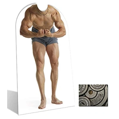 Image of Muscleman Stand In Lifesize Cardboard Cutout / Standee Standup Includes 8x10 (20x25cm) Star Photo