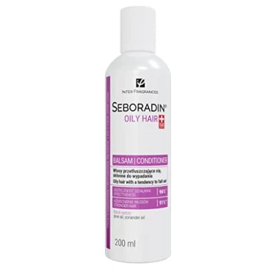 Image of SEBORADIN OILY Hair Balm for Greasy 200 ml Vitamins and Natural Extracts Thickening Growth Natur Technology Scalp Treatment