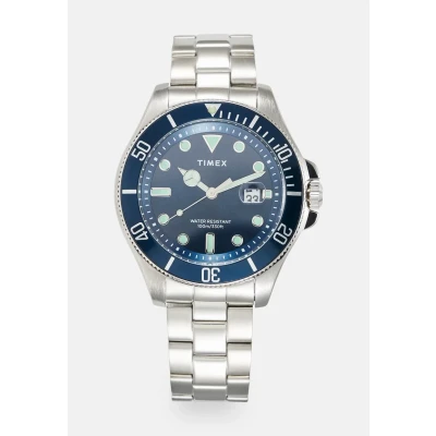 Image of Timex Harborside Coast Watch silvercoloured, Men&#039;s, Size: One Size, Silver coloured