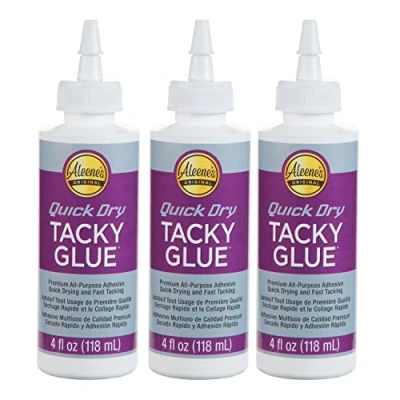 Image of Aleene&#039;s Quick Dry Tacky Glue 118ml 3pcs, 3 Pack