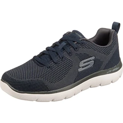 Image of Skechers Men&#039;s Summits Lace Up Shoes Blue Size: 9 UK