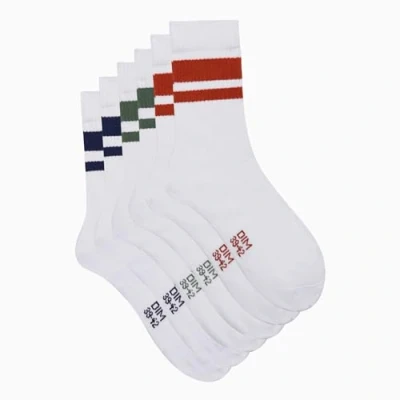 Image of DIM Men&#039;s Ecodim Sport Lifestyle x3 Socks, Green/Blue, 43 46