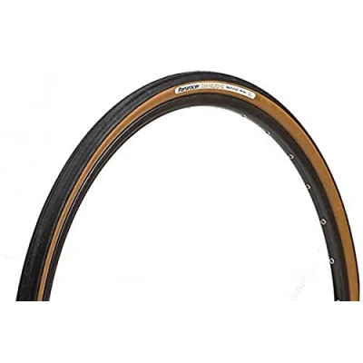 Image of Panaracer GravelKing Slick TLC Folding Tyre : Black/Brown, 27.5 x 1.90