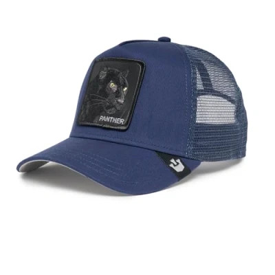 Image of Goorin Bros. The Black Panther Blue Adjustable Trucker Cap