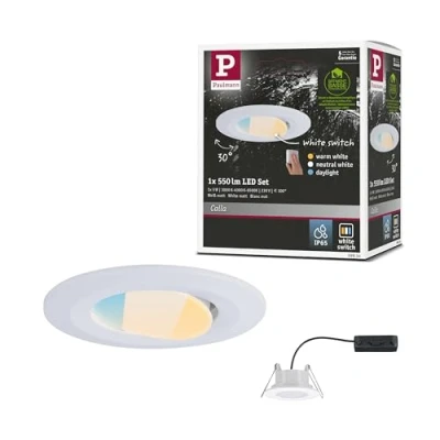 Image of Paulmann Calla pivotable on/off 9cm 1x5W CCT white