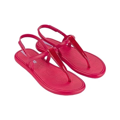 Image of Ipanema Women&#039;s Glossy Sandal FEM, RED/TRANSP RED, 1/2 UK