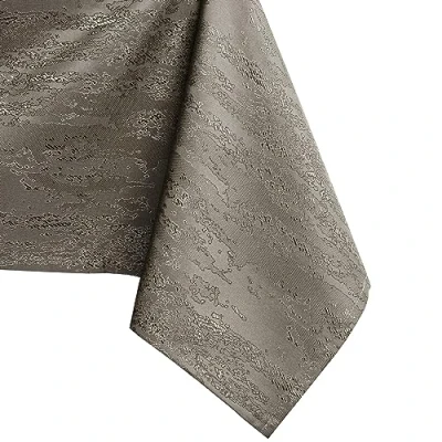Image of AmeliaHome Tablecloth 100 x cm, Stain Protection, Lotus Effect, Washable, Water Repellent, Ornament, Cappuccino Vesta