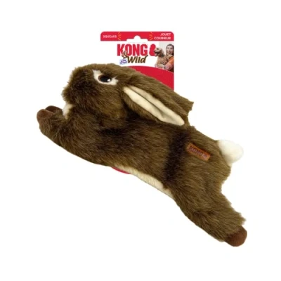 Image of KONG Wild Low Stuff Creatures with Minimal Stuffing for Dogs (Rabbit)