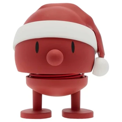 Image of Hoptimist Soft Santa Bumble 5.9 x 6.1 7.2 cm S Red