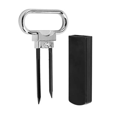 Image of ah so Wine Opener, Creative Handheld Labor Saving Bottle Cork Two Prong Puller with Cover